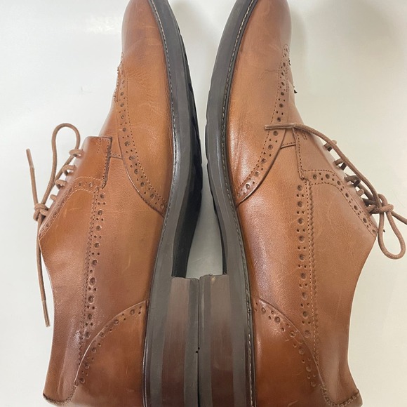 Cole Haan Men\'s Warren Wing Tip Oxford Style C20322 British Tan Size 9.5 main image 4